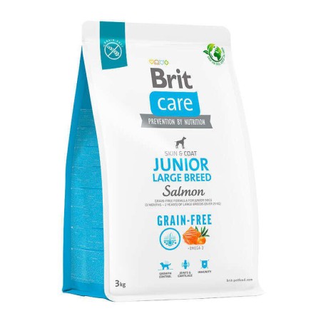 Brit Care GF Junior Large Breed Salmon та Potato 3 кг сухий корм для цуценят з лососем 