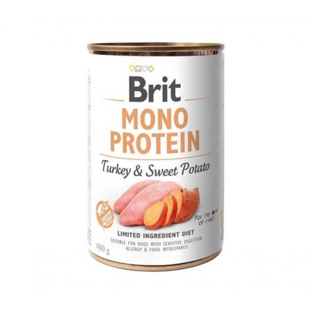 Brit Mono Protein Dog 400 г з індичкою та солодкою картоплею 