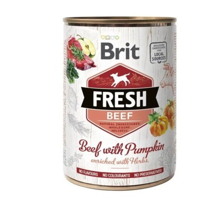 Brit Fresh Beef Pumpkin 400 г з яловичиною та гарбузом 