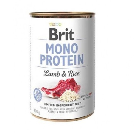 Brit Mono Protein Dog 400 г з ягням та рисом 