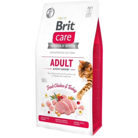 Brit Care GF Activity Support 7 кг сухой корм для кошек с курицей 