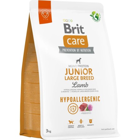 Brit Care Hypoallergenic Junior Large 3 кг сухий гіпоалергенний корм для цуценят великих порід з ягнятком