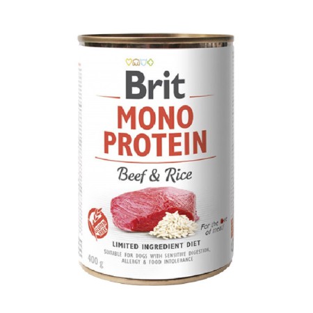 Brit Mono Protein Dog 400 г з яловичиною та рисом 