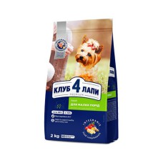 Клуб 4 Лапы Premium Small 2 кг сухой корм для собак с курицей