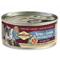Влажный корм для кошек Carnilove Turkey Reindeer Cat Adult Индейка и лосось 100 г (100561)