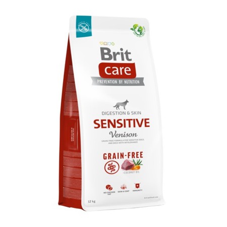 Brit Care Grain Sensitive Venison and Potato 12 кг сухий корм для собак з оленіною 