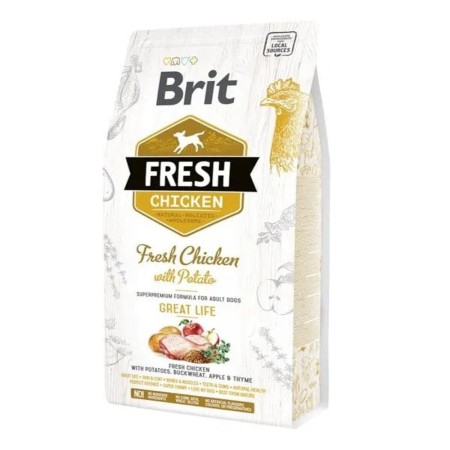 Brit Fresh Chicken Potato Adult 2.5 кг сухий корм для собак усіх порід з куркою та картоплею