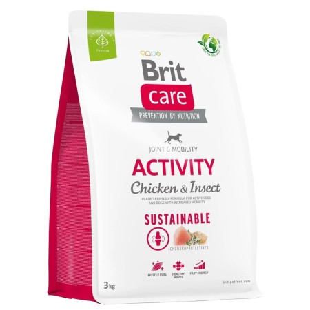 Brit Care Dog Sustainable Activity Chicken 3 кг сухий корм для собак з підвищеною активністю з куркою