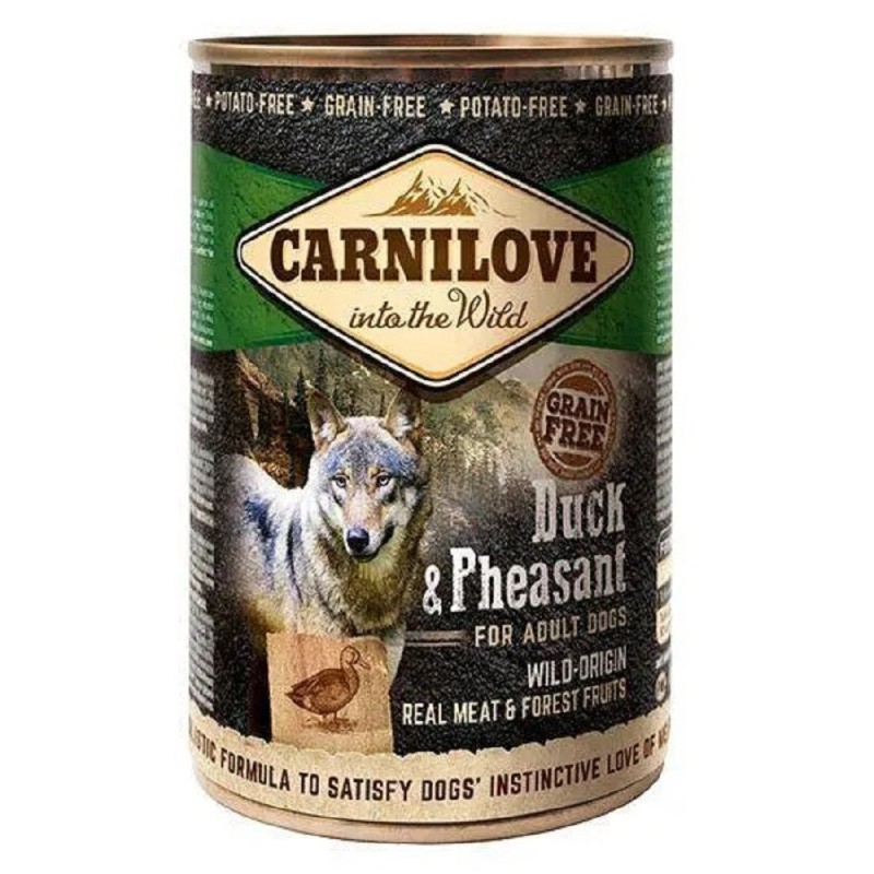 Влажный корм Carnilove Duck Pheasant для собак с уткой и фазаном 400 г (100134)