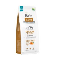 Brit Care GF Senior Light Salmon 12 кг сухий корм для літніх собак із лососем 