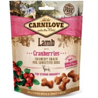 Лакомство для собак Carnilove Dog Crunchy Snack, ягненок и клюква 200 г (100405)