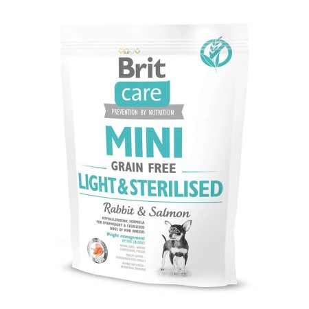Brit Care Mini GF Light Sterilised 400 г сухий корм для стерилізованих собак 