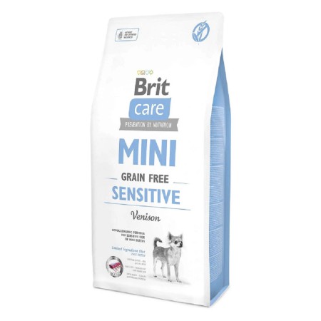 Brit Care Mini GF Sensitive 2 кг сухий беззерновий корм для собак мініатюрних порід з олениною