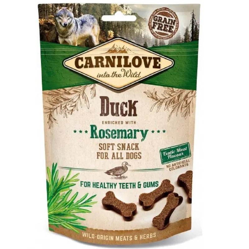 Лакомство для собак Carnilove DogSemi Moist, утка и розмарин 200 г (111373)