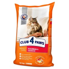 Клуб 4 Лапи Premium Hairball Control для котів 14 кг
