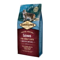 Carnilove Salmon Sensitive Long Hair для котів з лососем 6 кг