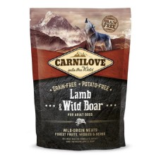 Carnilove Lamb Wild Boar для собак с ягненком и кабаном 1.5 кг
