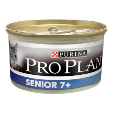 Purina Pro Plan Senior 7+ Longevis мусс с тунцом для пожилых кошек 24*85 г