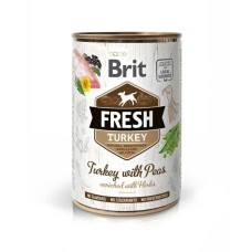 Brit Fresh Turkey Peas з індичкою та горошком 400 г