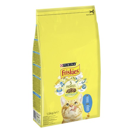 Purina Friskies для кішок з лососем та овочами 10 кг
