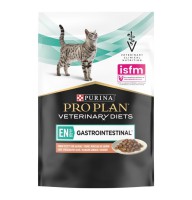 Purina Veterinary Diets EN Gastrointestinal Feline 80 г вологий корм у підливі з лососем для кішок при порушенні травлення