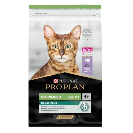 Purina Pro Plan Cat Sterilised Renal Plus Turkey 14 кг сухий корм для стерилізованих кішок з індичкою