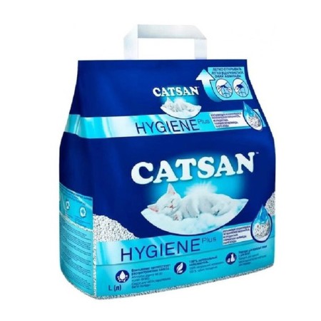 Наполнитель глиняный Catsan Hygiene Plus для кошачьего туалета 5 л