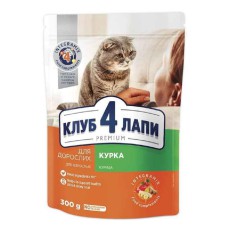 Клуб 4 Лапи Premium Chicken для кішок з куркою 300 г