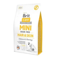 Brit Care Mini Grain Free Hair & Skin для собак з лососем 2 кг