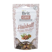 Brit Care Hairball Ласощі для виведення вовни зі шлунка котів 50 г