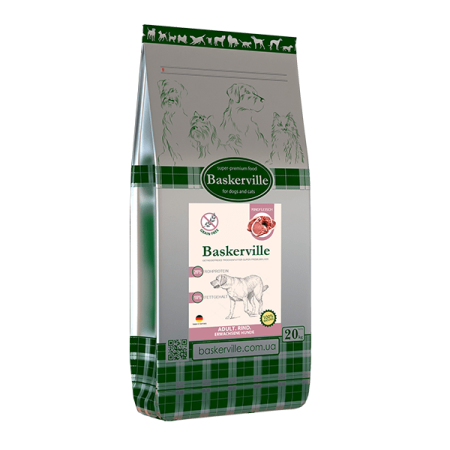 Baskerville HF Adult getreidefrei Rind 20 кг сухий корм беззерновий для собак з яловичиною