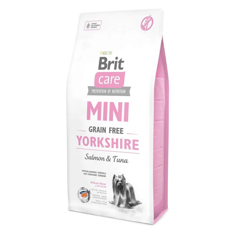Brit Care Mini GF Yorkshire для собак з лососем та тунцем 7 кг
