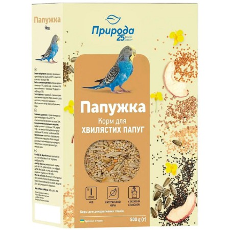 Корм для волнистых попугаев Природа Папужка, Йод, 500 г (PR241087)