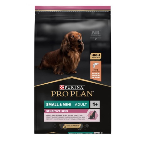 Purina Pro Plan Dog Adult Small & Mini Sensitive Skin для собак з лососем 7 кг