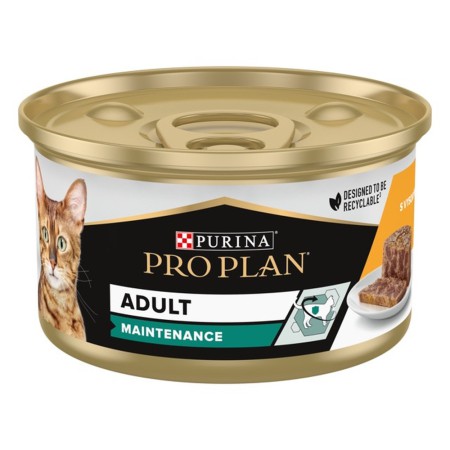 Purina Pro Plan Adult Maintenance шматочки в паштеті з куркою для дорослих кішок 85 г