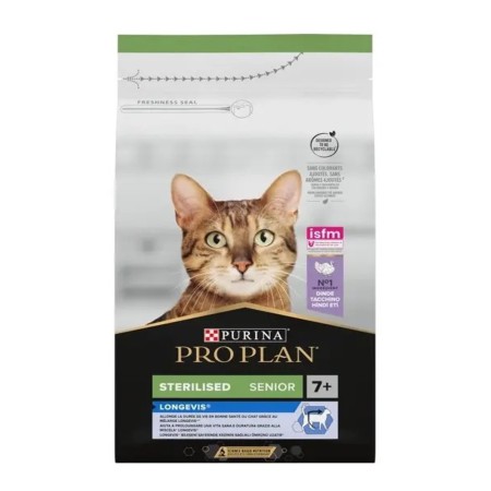 Purina Pro Plan Cat Sterilised Senior Longevis Turkey 7+ для стерилізованих кішок 1.5 кг