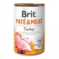 Brit Pate Meat Dog для собак паштет з індичкою 400 г