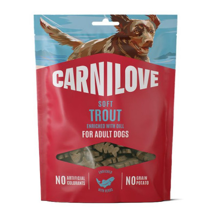 Carnilove Soft Snack Trout with Dill 200 г беззернове м’яке ласощі для собак з фореллю та укропом