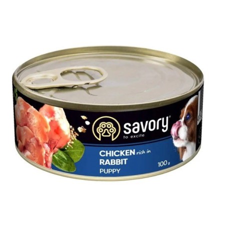 Savory Dog All breeds Puppy Chicken для щенків з курицею 100 г