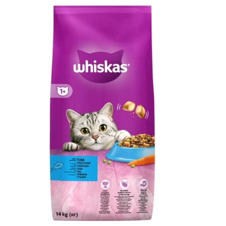 Whiskas Tuna 14 кг сухий корм для кішок з тунцем