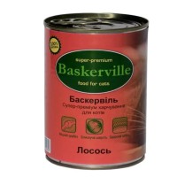 Влажный корм Baskerville для кошек с лососем 400 г