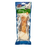 Лакомство для собак Trixie Кость для чистки зубов Denta Fun с курицей, 25 см, 1 шт., 220 г (31320_1шт)