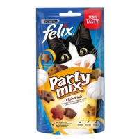 Ласощі Felix Party Original Mix для кішок курка індичка печінка 80 г