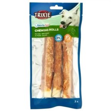 Ласощі для собак Trixie DENTAfun Паличка для чищення зубів, курка, 28 см, 3 шт., 250 г (31326)