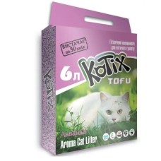 Наповнювач соєвий Kotix Тофу для котячого туалету лаванда 6 л/2.6 кг
