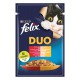 Вологий корм для кішок Felix Sensations Sauces, з яловичиною та птицею, 26*85 г