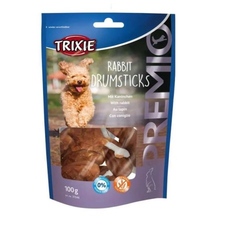 Ласощі для собак Trixie Premio Rabbit Drumsticks, з кроликом, 8 шт., 100 г (31546)