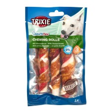Ласощі для собак Trixie DENTAfun Паличка для чищення зубів, барбекю курка, 12 см, 3 шт., 105 г (31377)