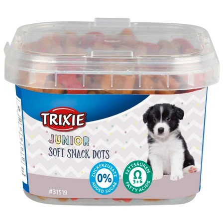 Вітамінізовані ласощі для цуценят Trixie Junior Soft Snacks, з куркою, бараниною та лососем, 140 г (31518)