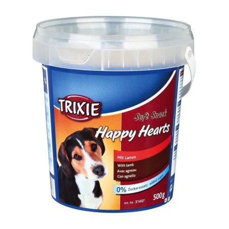 Ласощі для собак Trixie Happy Hearts з ягням 500 г (31497)